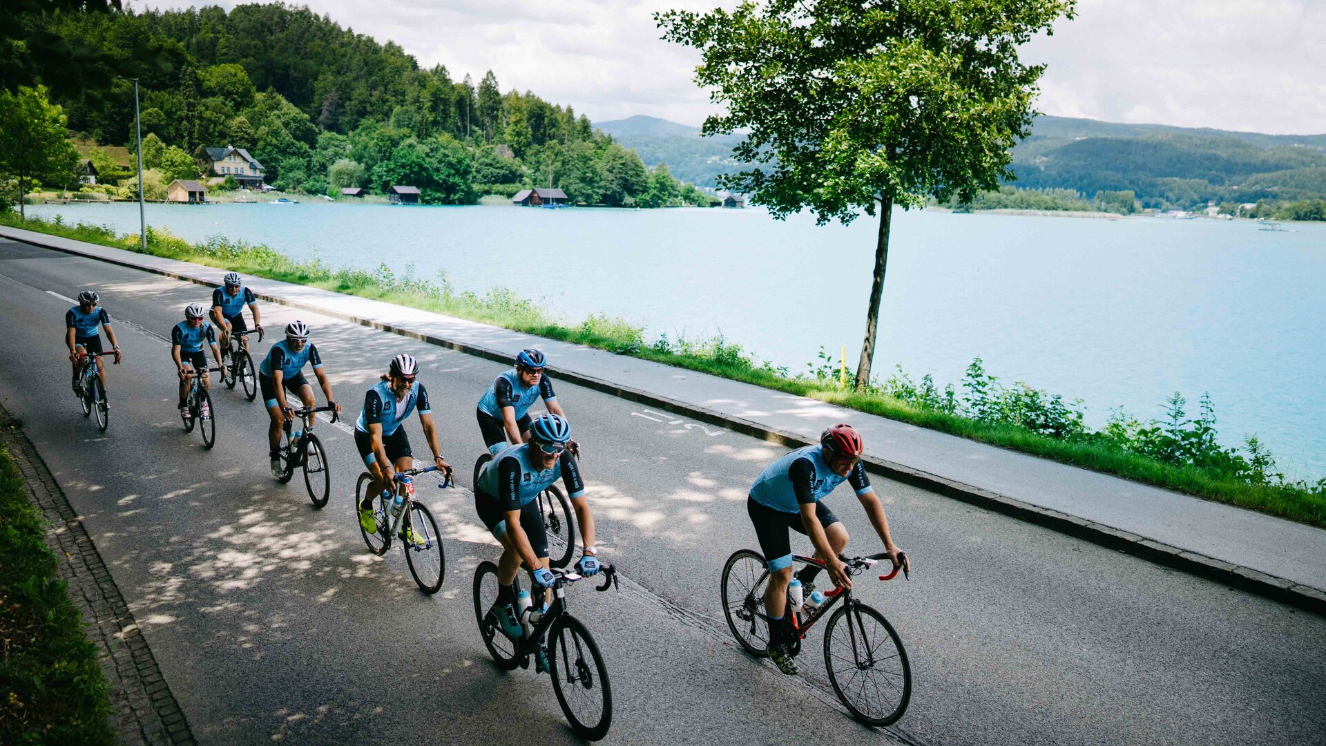 Rennrad fahren am Wörthersee.