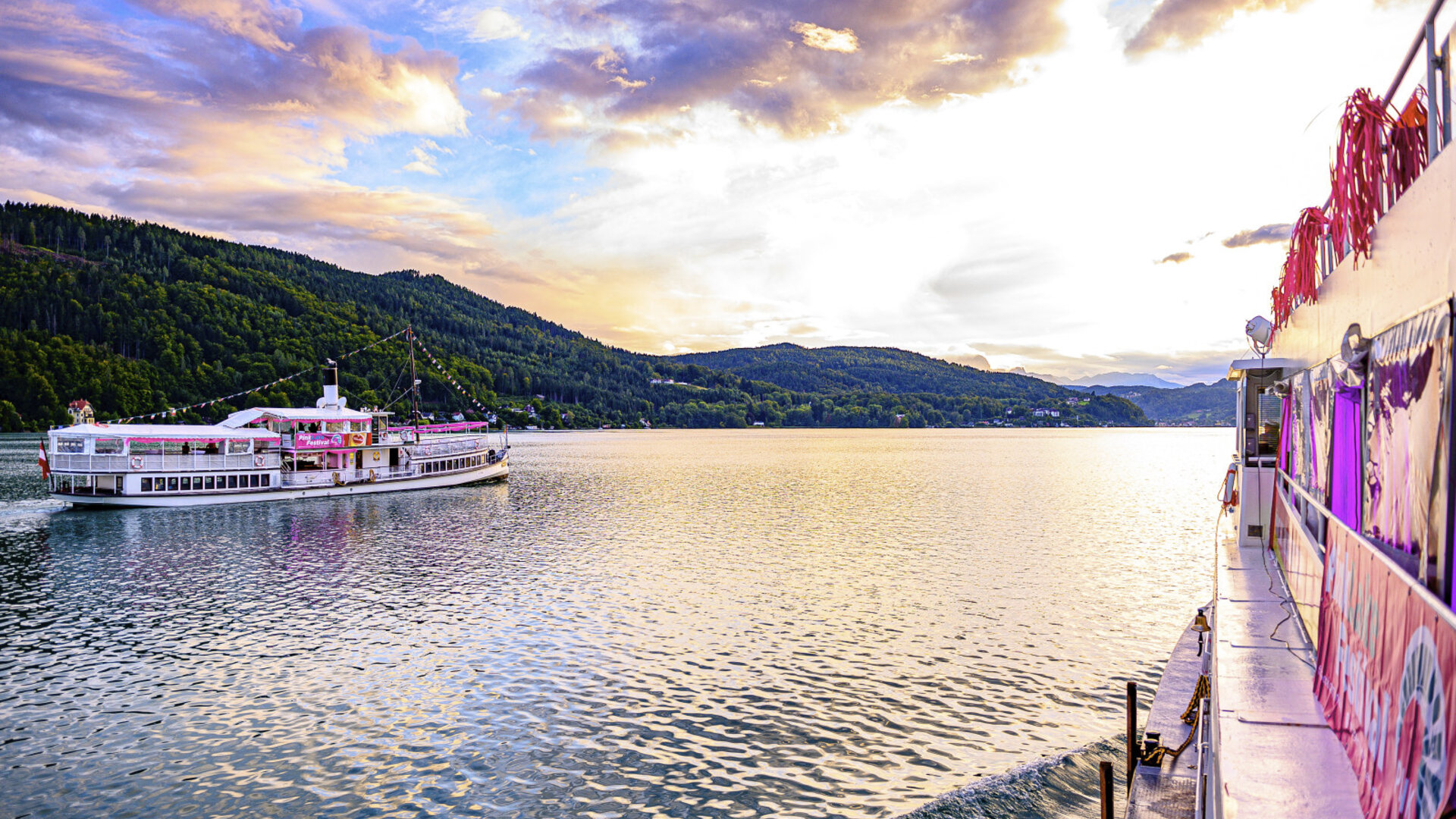 Pink Lake Festival Boat Cruise Party 