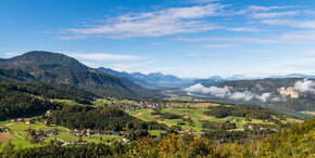<p>Panoramaaufnahme vom Rosental in Kärnten.</p>