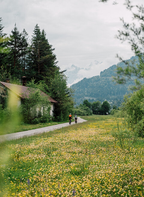 <p>Gravelbiken entlang des Ciclovia Alpe Adria bei Malborghetto.</p><p>Gravelbike Touren. Vom Wörthersee aus mit dem Gravelbike Kärnten, Slowenien und Italien entdecken. Grenzenlos in der Natur biken und spannende Lost Places erleben.</p>