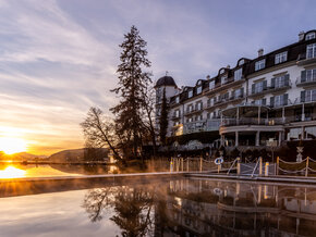 <p>Hotel Seefels mit beheiztem Außenpool.</p>