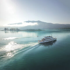 Genießen Sie die Linienschifffahrt mit der MS Kärnten, der MS Klagenfurt, der MS Velden oder der DS Thalia.